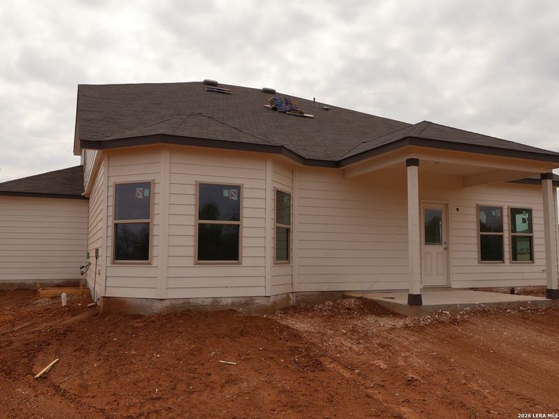 In-progress construction of a new home in Chaparral Ranch, Floresville, TX (Image 4). In-progress construction of a new home in Chaparral Ranch, Floresville, TX (Image 4).