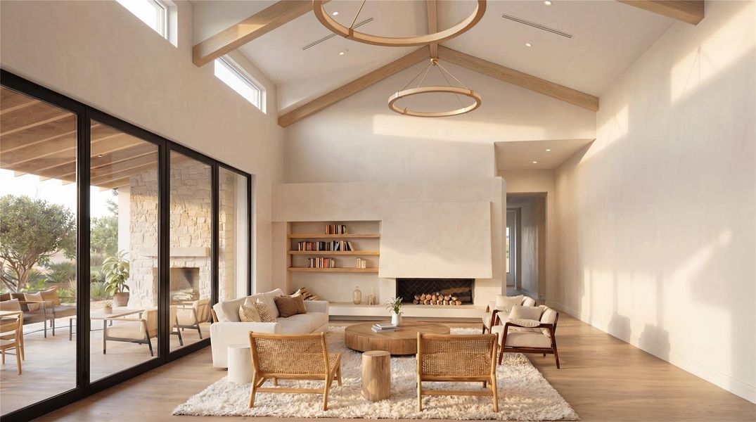 Furnished interior view inside a new home in , Spicewood (Image 7). Furnished interior view inside a new home in , Spicewood (Image 7).