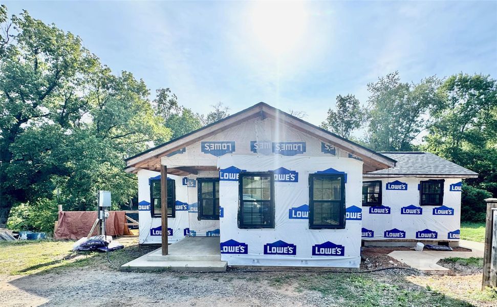 In-progress construction of a new home in , Granite Falls, NC (Image 5).