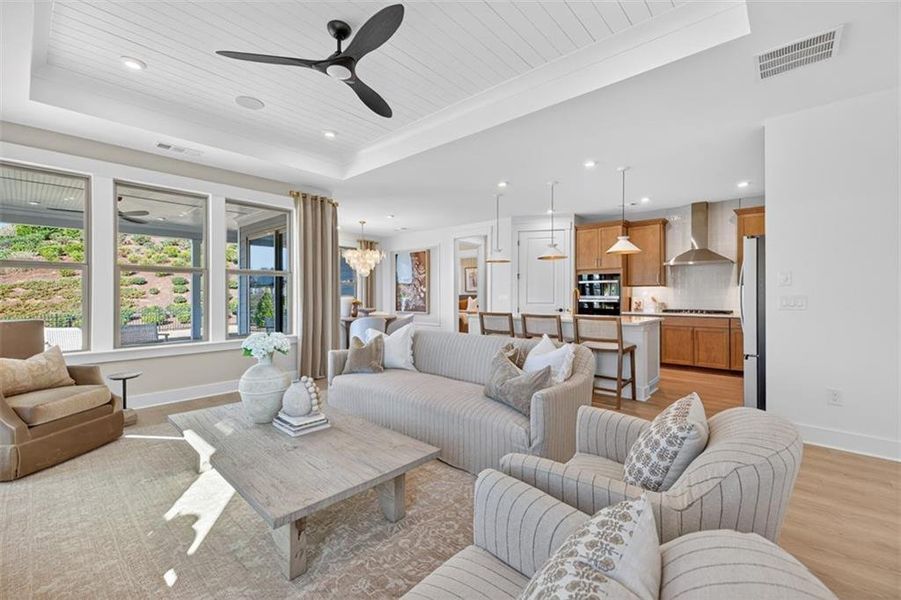 Furnished interior view inside a new home in Del Webb Chateau Elan, Hoschton (Image 5).