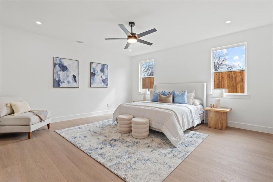 Furnished interior view inside a new home in , Dallas (Image 4).