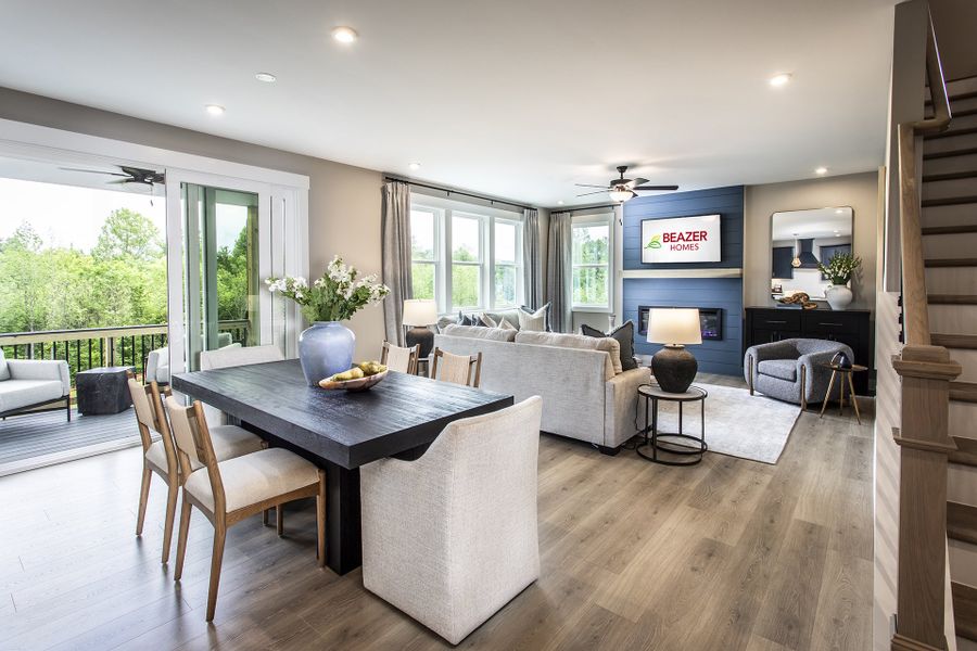 Furnished interior view inside a new home in The Paddocks at Doc Hughes, Buford (Image 15).