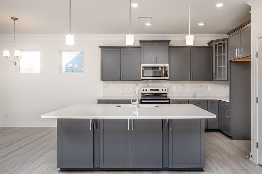 Furnished interior view inside a new home in 1158 Place, Wilson (Image 8).