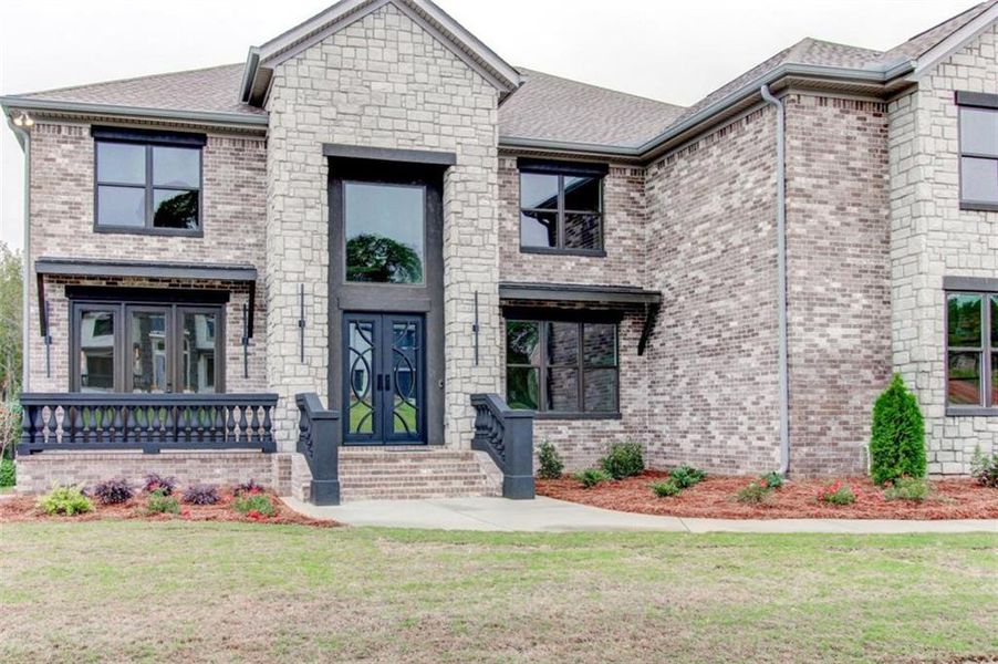 Exterior details and patio area of a home in , Conyers (Image 2). Exterior details and patio area of a home in , Conyers (Image 2).