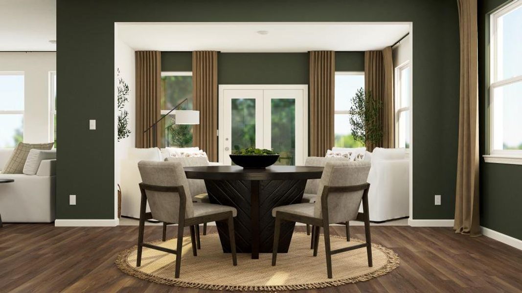 Furnished interior view inside a new home in Deer Valley, Canton (Image 24).