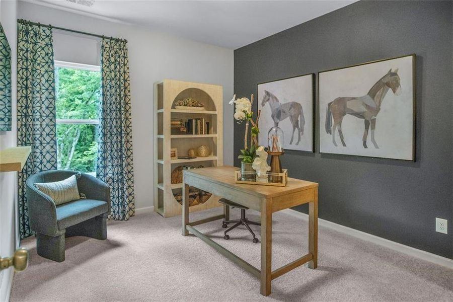 Furnished interior view inside a new home in Fuller Station, Loganville (Image 14).
