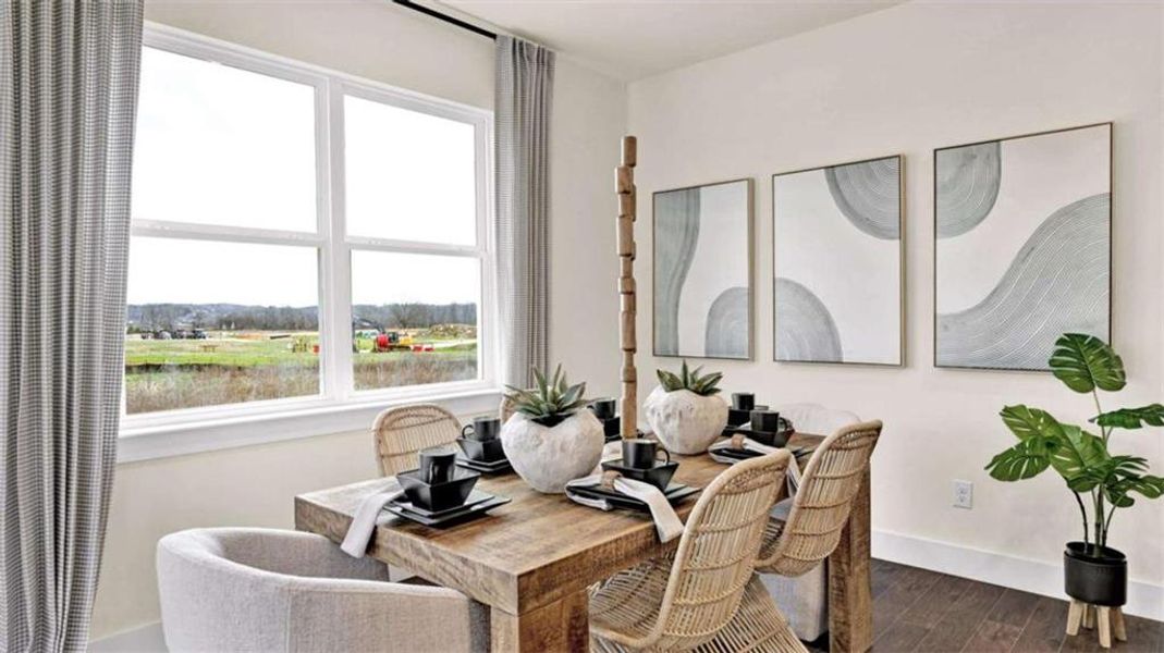 Furnished interior view inside a new home in Sherwood Manor, College Park (Image 4).