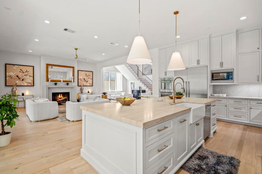 Furnished interior view inside a new home in , Houston (Image 36).