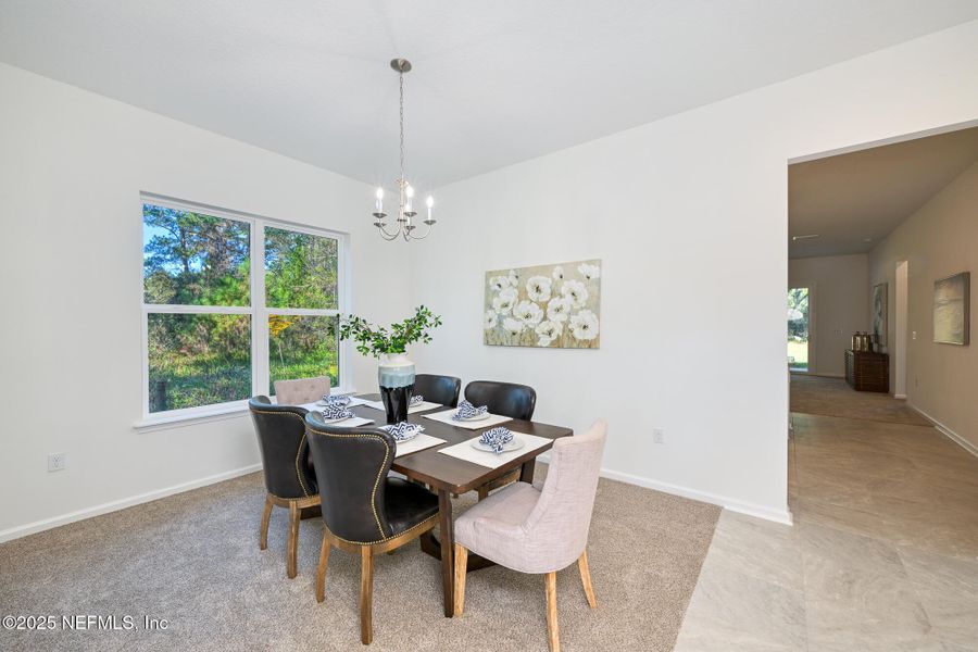 Furnished interior view inside a new home in , Jacksonville (Image 6).