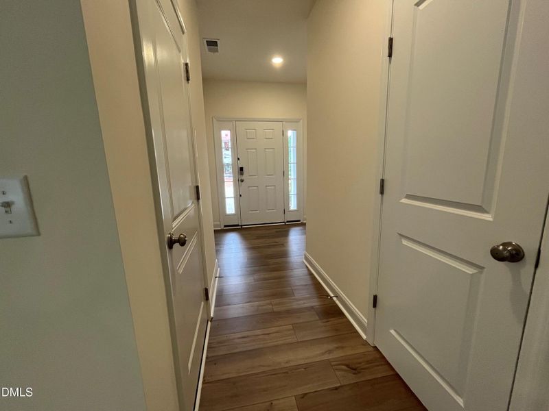 Foyer leading to Family Room