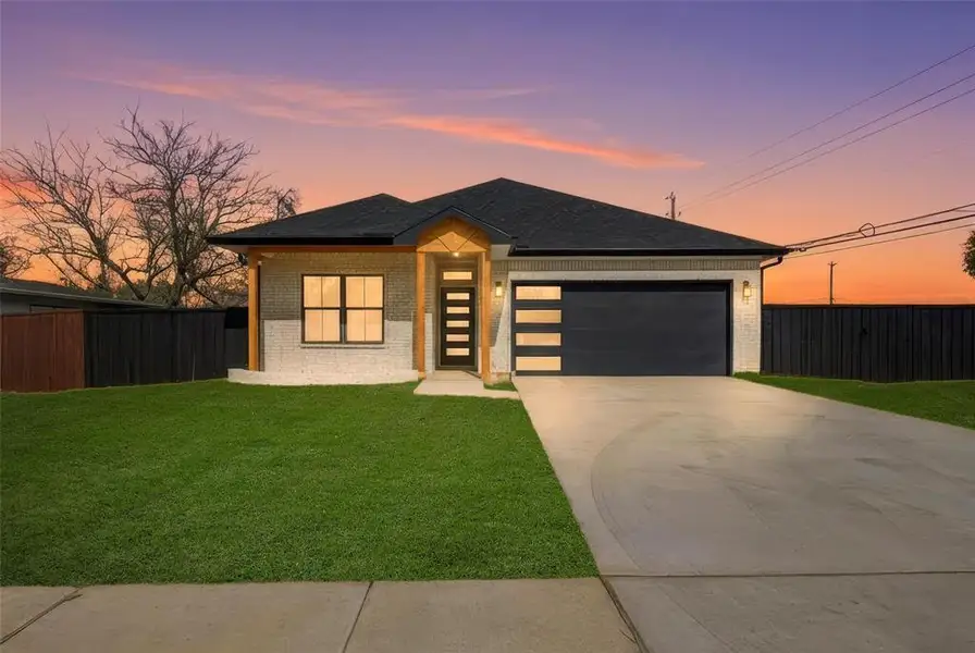 Front exterior of a new home in , Farmers Branch, TX, highlighting curb appeal (Image 18).