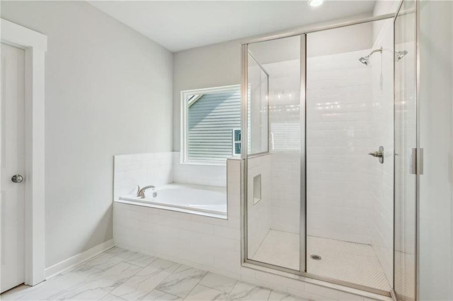 Furnished interior view inside a new home in Traditions of Braselton, Jefferson (Image 8).