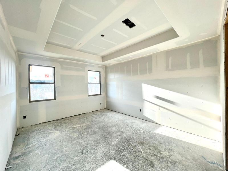 Actual progress of your home.