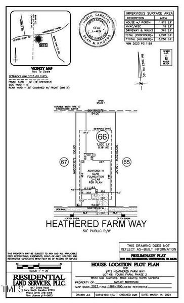 712 Plot Plan