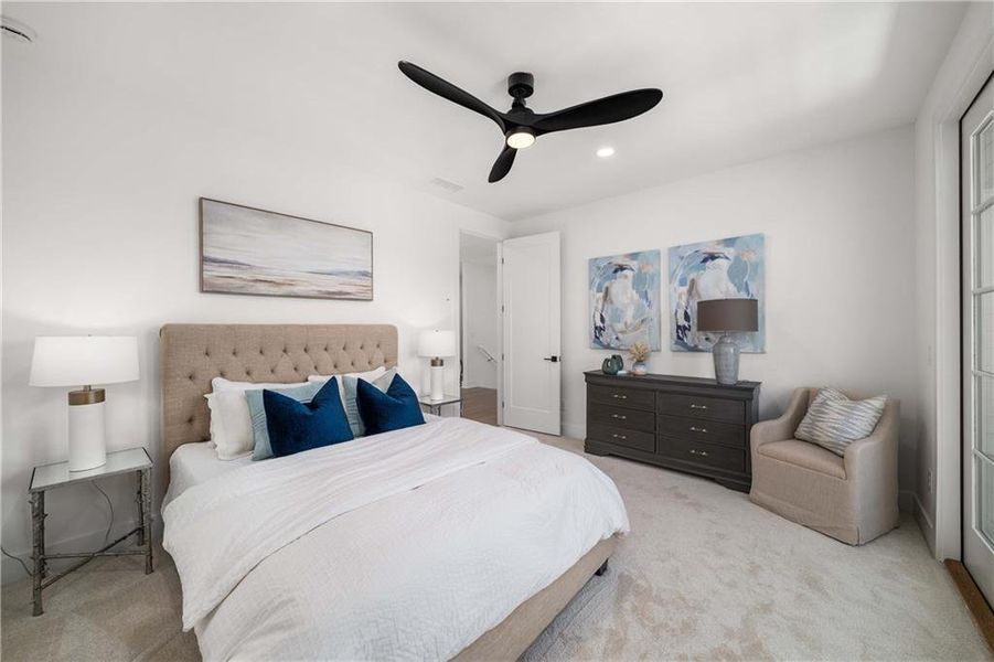 Furnished interior view inside a new home in Echo at Crabapple, Milton (Image 44).