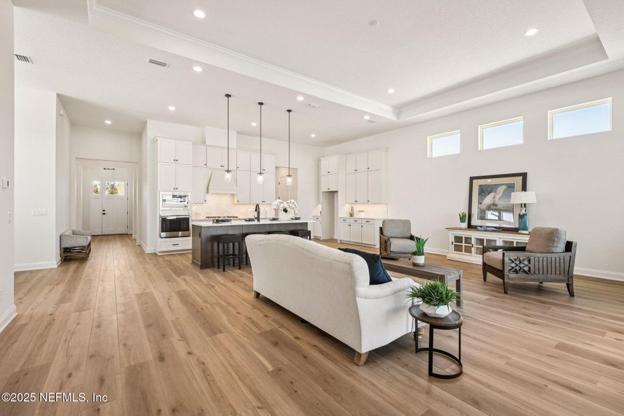 Furnished interior view inside a new home in Seabrook Village II, Ponte Vedra (Image 46). Furnished interior view inside a new home in Seabrook Village II, Ponte Vedra (Image 46).