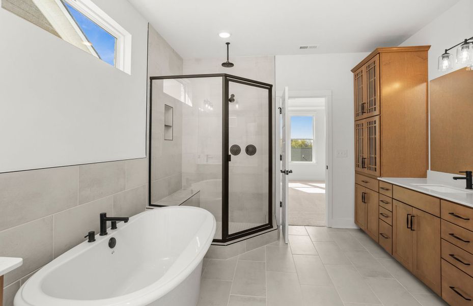 Furnished interior view inside a new home in Durham Farms, Hendersonville (Image 54).