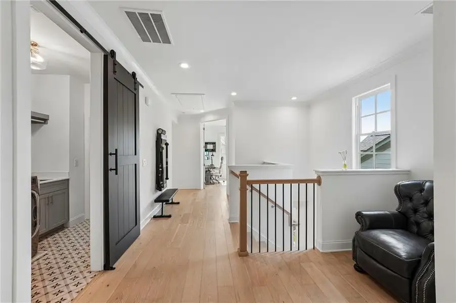 Furnished interior view inside a new home in Lakeside at River Green, Canton (Image 40).