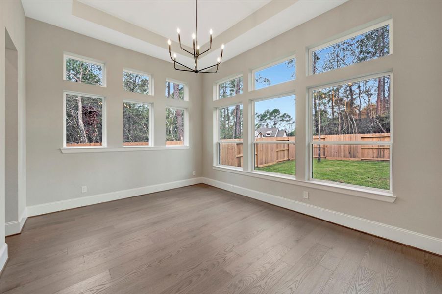 Spacious, unfurnished interior of a new home in The Woodlands Hills 70’, Willis (Image 18).