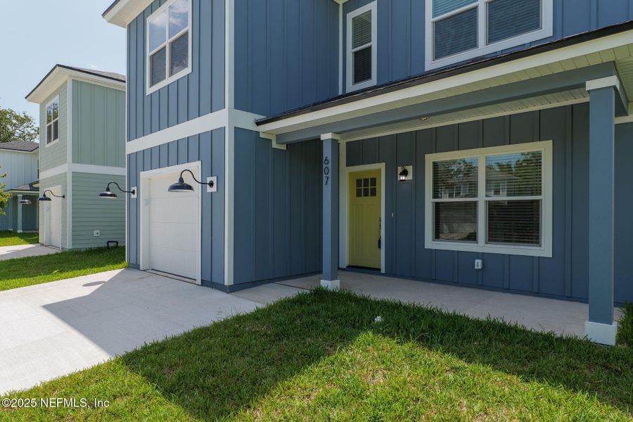 Front exterior of a new home in , St. Augustine, FL, highlighting curb appeal (Image 19).