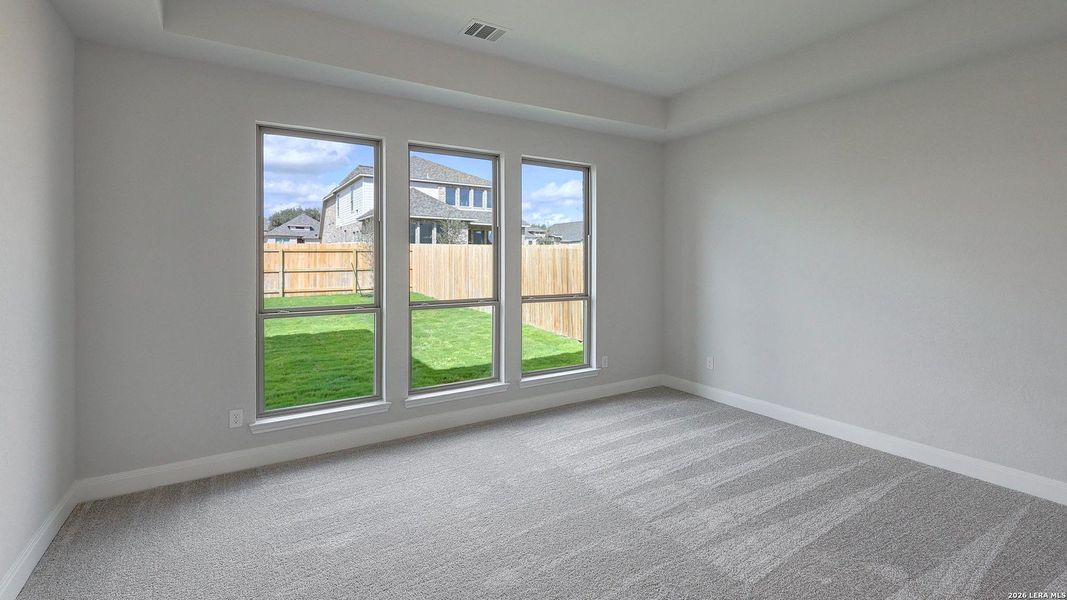 Spacious, unfurnished interior of a new home in Kallison Ranch, San Antonio (Image 15). Spacious, unfurnished interior of a new home in Kallison Ranch, San Antonio (Image 15).