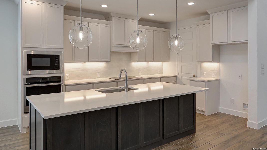 Furnished interior view inside a new home in Alsatian Oaks, Castroville (Image 12).