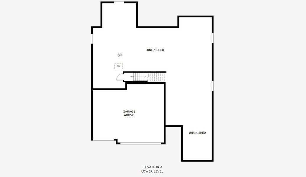2D floor plan layout of this home in Highlands Preserve, Mead, CO (Image 4).