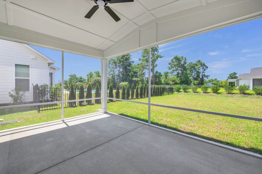 Representative exterior details of a home built from the The Whitley by RobuckHomes in Windwater, Hampstead (Image 51).