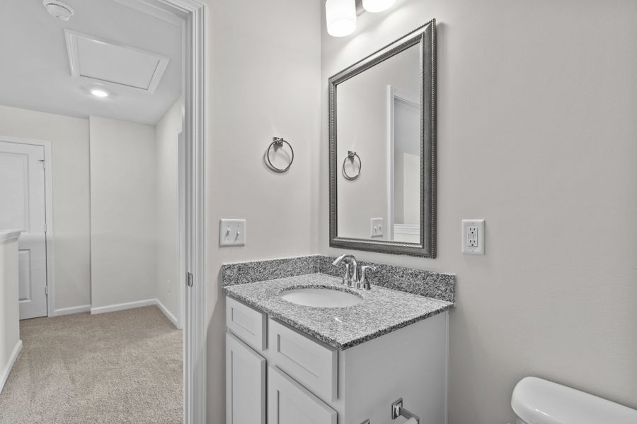 Representative furnished interior of a home built from the Larch Single-Family B by McGuinn Homes in Willow Lake, Blythewood (Image 9).