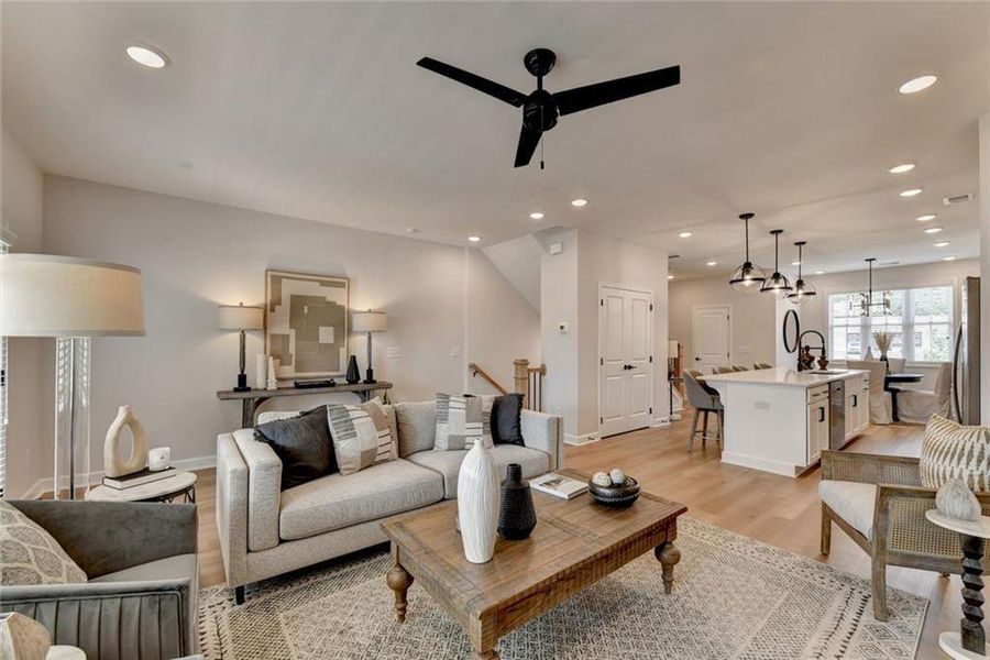 Furnished interior view inside a new home in , Kennesaw (Image 9).