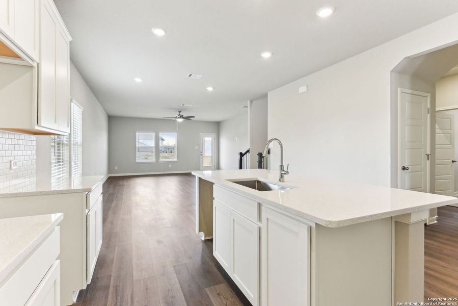 Furnished interior view inside a new home in Remington Ranch, San Antonio (Image 9). Furnished interior view inside a new home in Remington Ranch, San Antonio (Image 9).