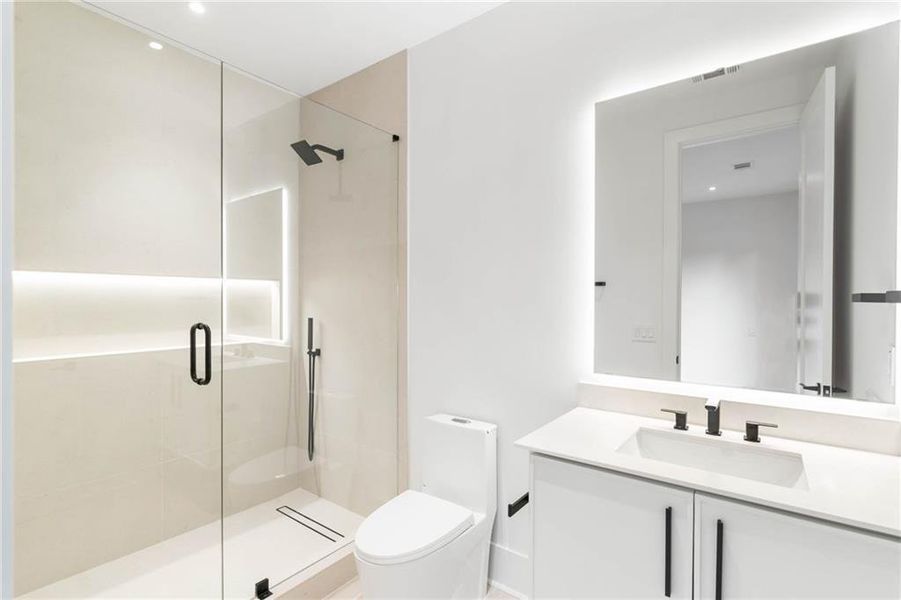 Furnished interior view inside a new home in , Atlanta (Image 15). Furnished interior view inside a new home in , Atlanta (Image 15).