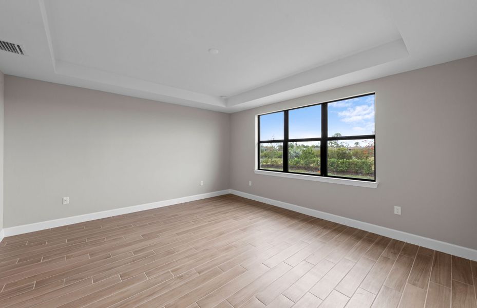 Spacious, unfurnished interior of a new home in Arbor Oaks, North Port (Image 19). Spacious, unfurnished interior of a new home in Arbor Oaks, North Port (Image 19).