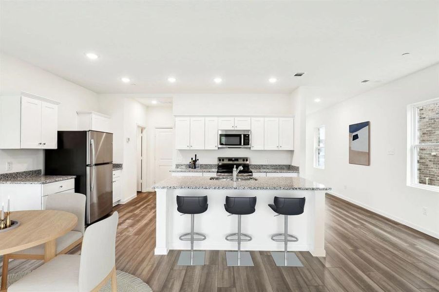 Furnished interior view inside a new home in Broadmoor Village, Cedar Hill (Image 6).