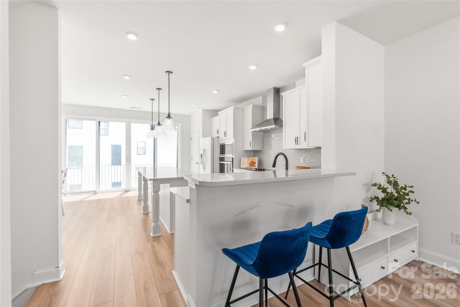 Furnished interior view inside a new home in , Charlotte (Image 14).