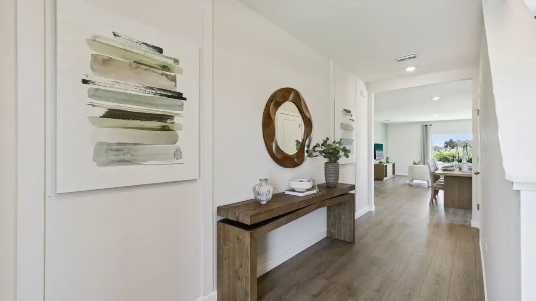 Furnished interior view inside a new home in Harmony West, St. Cloud (Image 5).