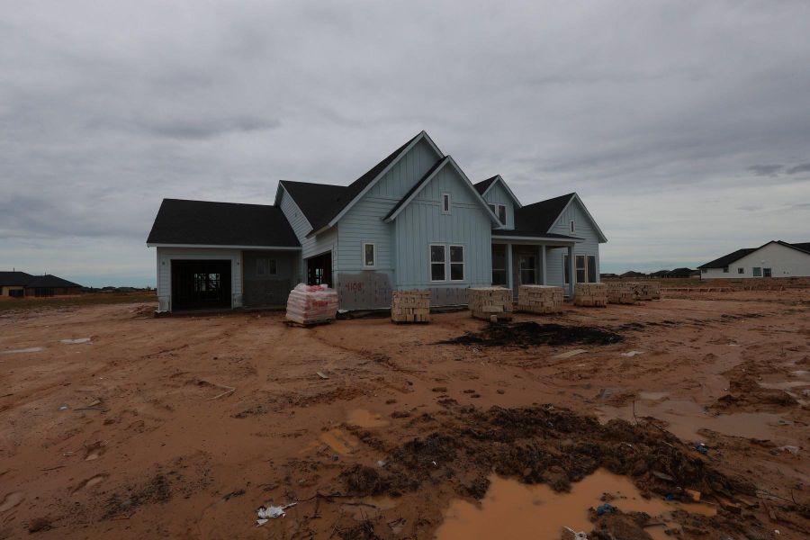 In-progress construction of a new home in Lakeview, Waller, TX (Image 8).
