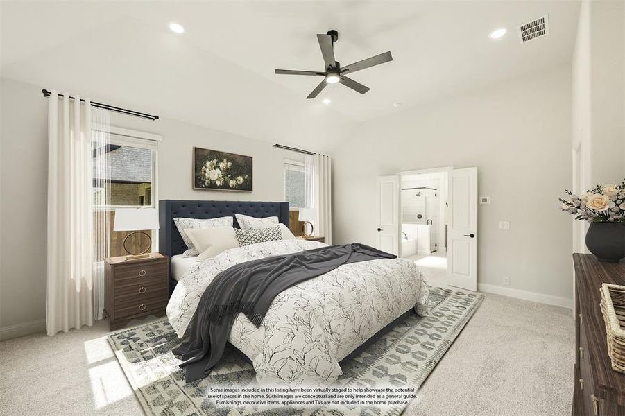 Furnished interior view inside a new home in Maplewood, Glenn Heights (Image 12). Furnished interior view inside a new home in Maplewood, Glenn Heights (Image 12).