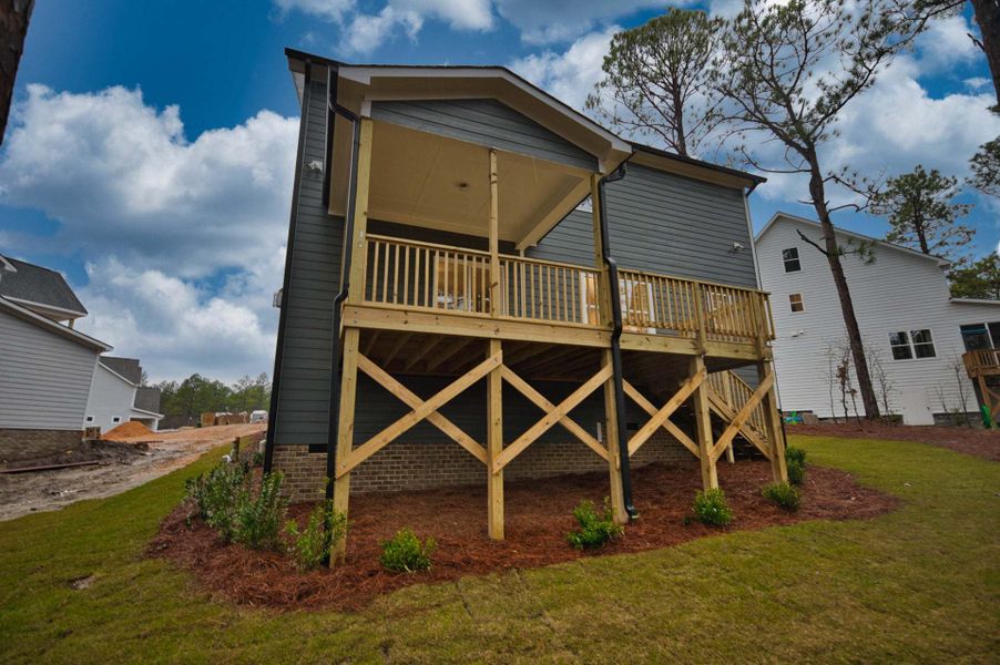 Covered Deck with Grill Patio Option
