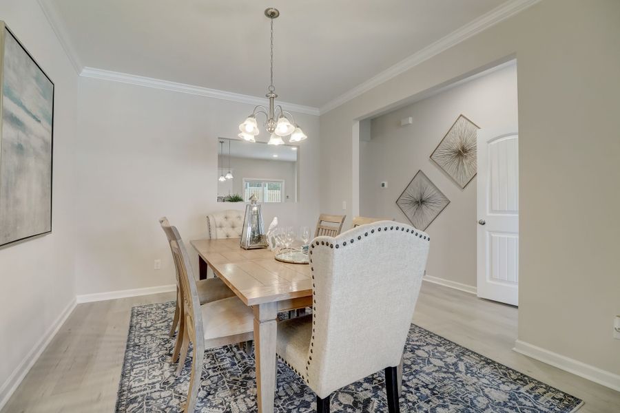 Representative furnished interior of a home built from the Devonshire ll by Great Southern Homes in Lynbrook, Boiling Springs (Image 15).