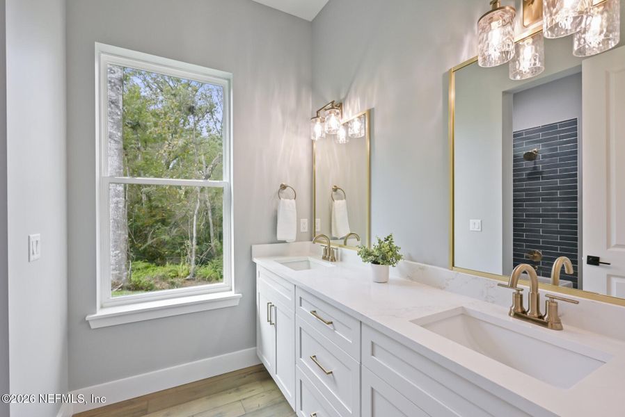 Furnished interior view inside a new home in , Jacksonville (Image 17).