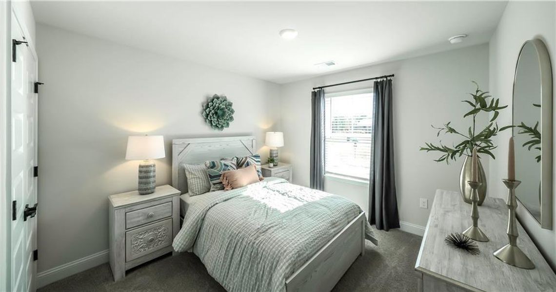 Furnished interior view inside a new home in Canterbury Villas, Carrollton (Image 12).