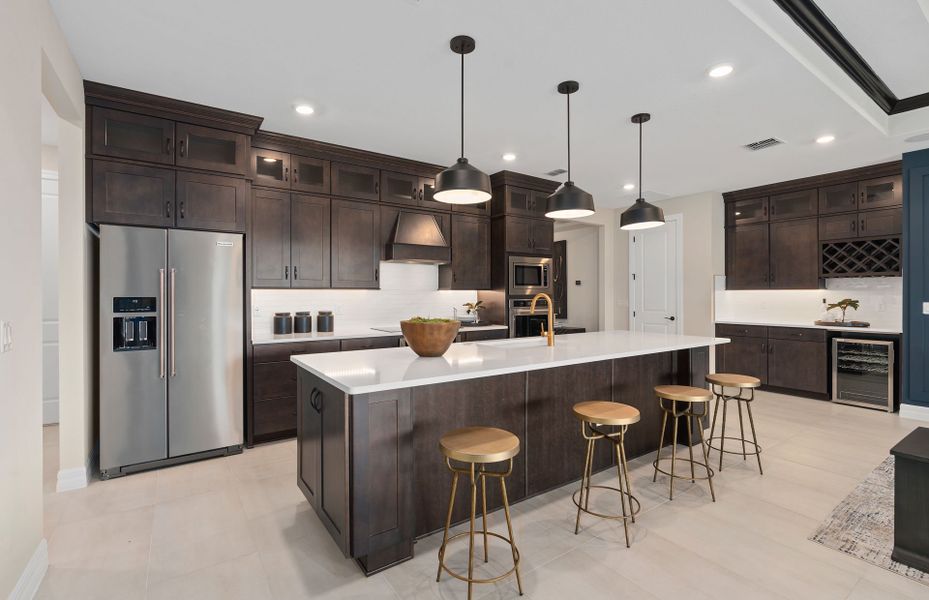 Representative furnished interior of a home built from the Mahogany Grand by Pulte Homes in Avera, Orlando (Image 5).