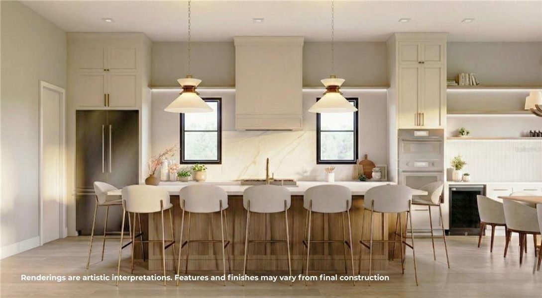 Furnished interior view inside a new home in , Orlando (Image 6).