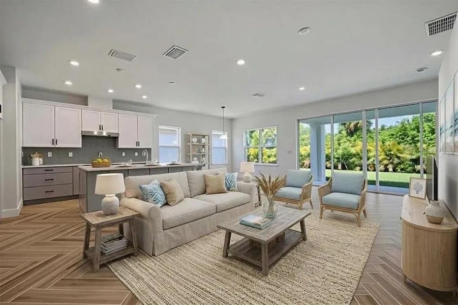 Furnished interior view inside a new home in North River Ranch, Parrish (Image 4).