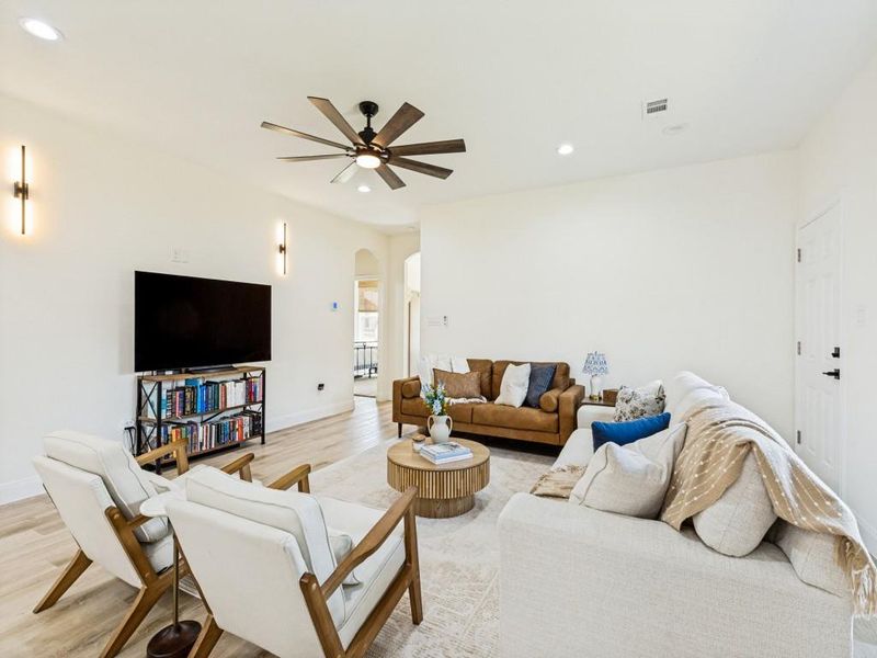 Furnished interior view inside a new home in , Boyd (Image 11).