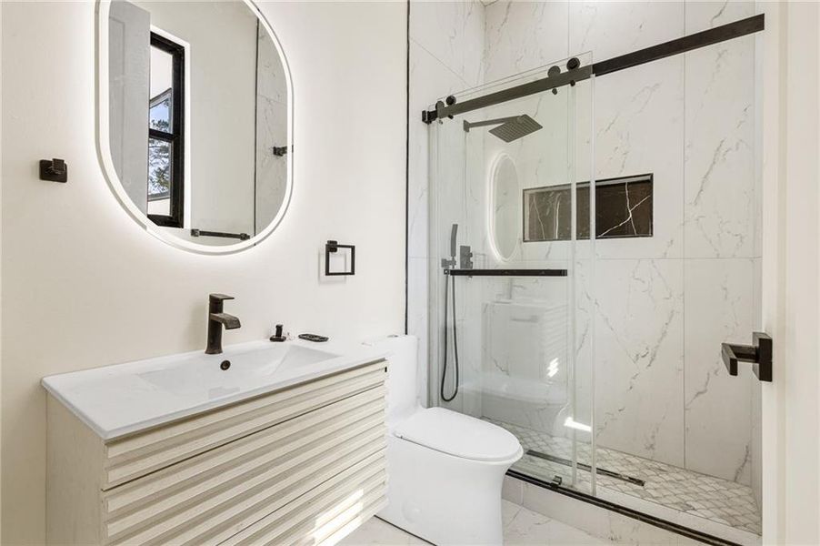 Furnished interior view inside a new home in , Atlanta (Image 5). Furnished interior view inside a new home in , Atlanta (Image 5).