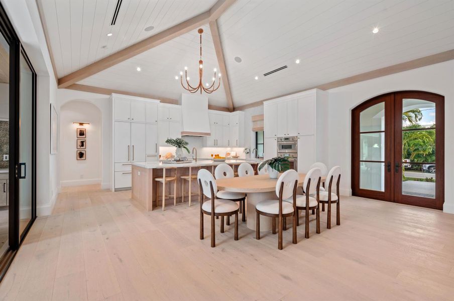 Furnished interior view inside a new home in , Delray Beach (Image 28).