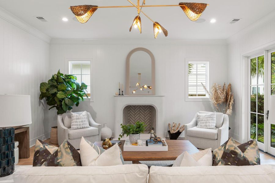 Furnished interior view inside a new home in , Mount Pleasant (Image 10).
