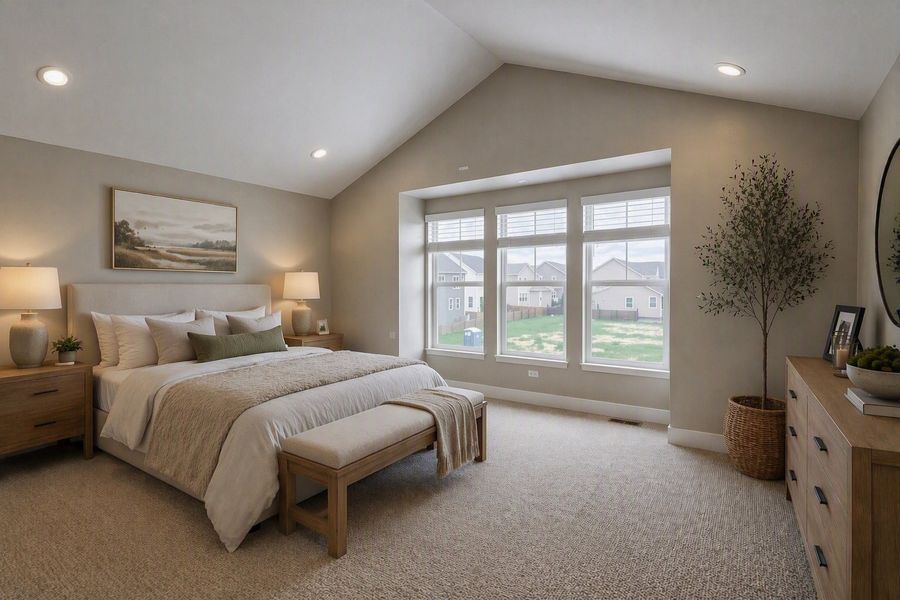 Furnished interior view inside a new home in Barefoot, Firestone (Image 6).